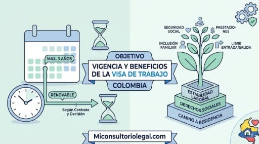 Vigencia y beneficios de la visa de trabajo