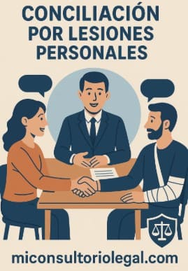 Conciliación por accidente de tránsito con lesiones personales