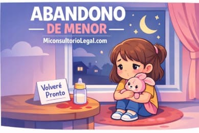 Consecuencias legales del abandono de un menor