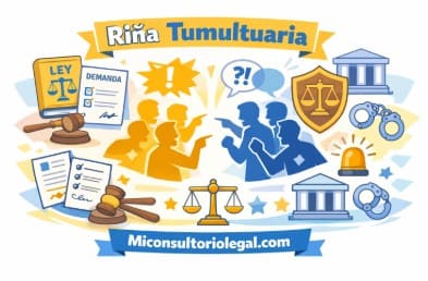 Elementos y pruebas en riña tumultuaria