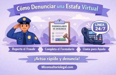 Cómo denunciar una estafa en línea en Colombia