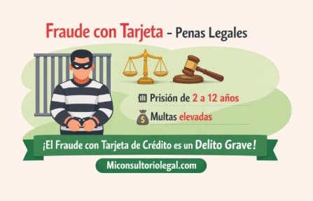 Consecuencias legales del fraude con tarjeta de crédito